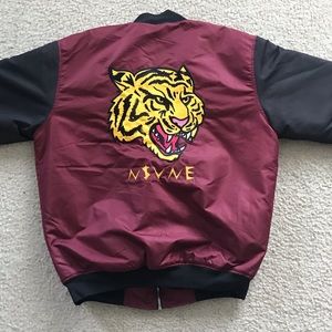 N$VNE “Even Tiger” Nap Jacket sz L Varsity Puffer